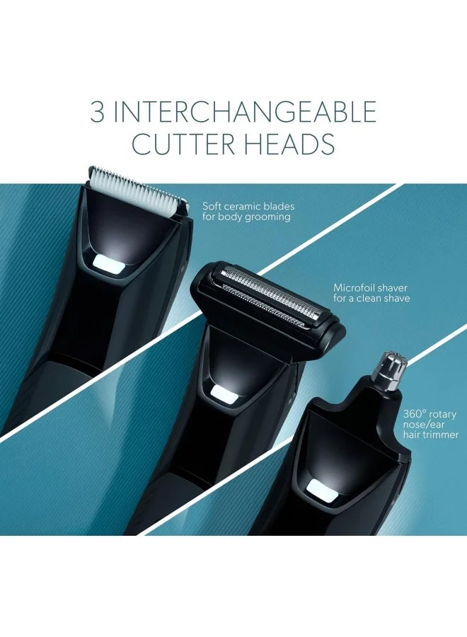 Zlade  ZLADE Ballistic Neo Water Proof IPX5 All-in-One Multi-Groomer for Men | 10-in-1 Beard, Hair & Body Trimmer | Cordless, Waterproof & Travel-Friendly | Precision Grooming Kit for Men | Best Price UAE